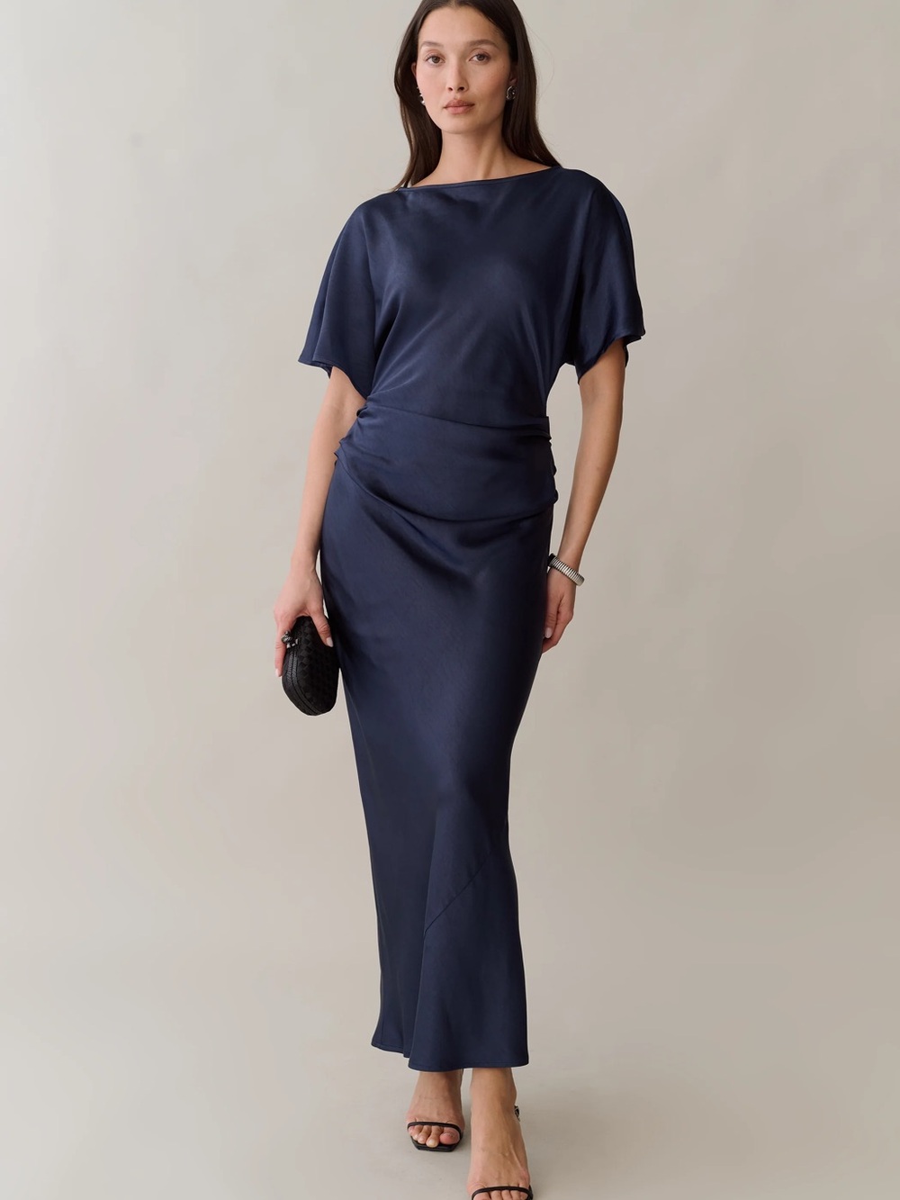 Elegant Navy Formal Dress